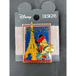 Epcot 15th Anniversary‎ Stamp Series Disney Pin France Mickey